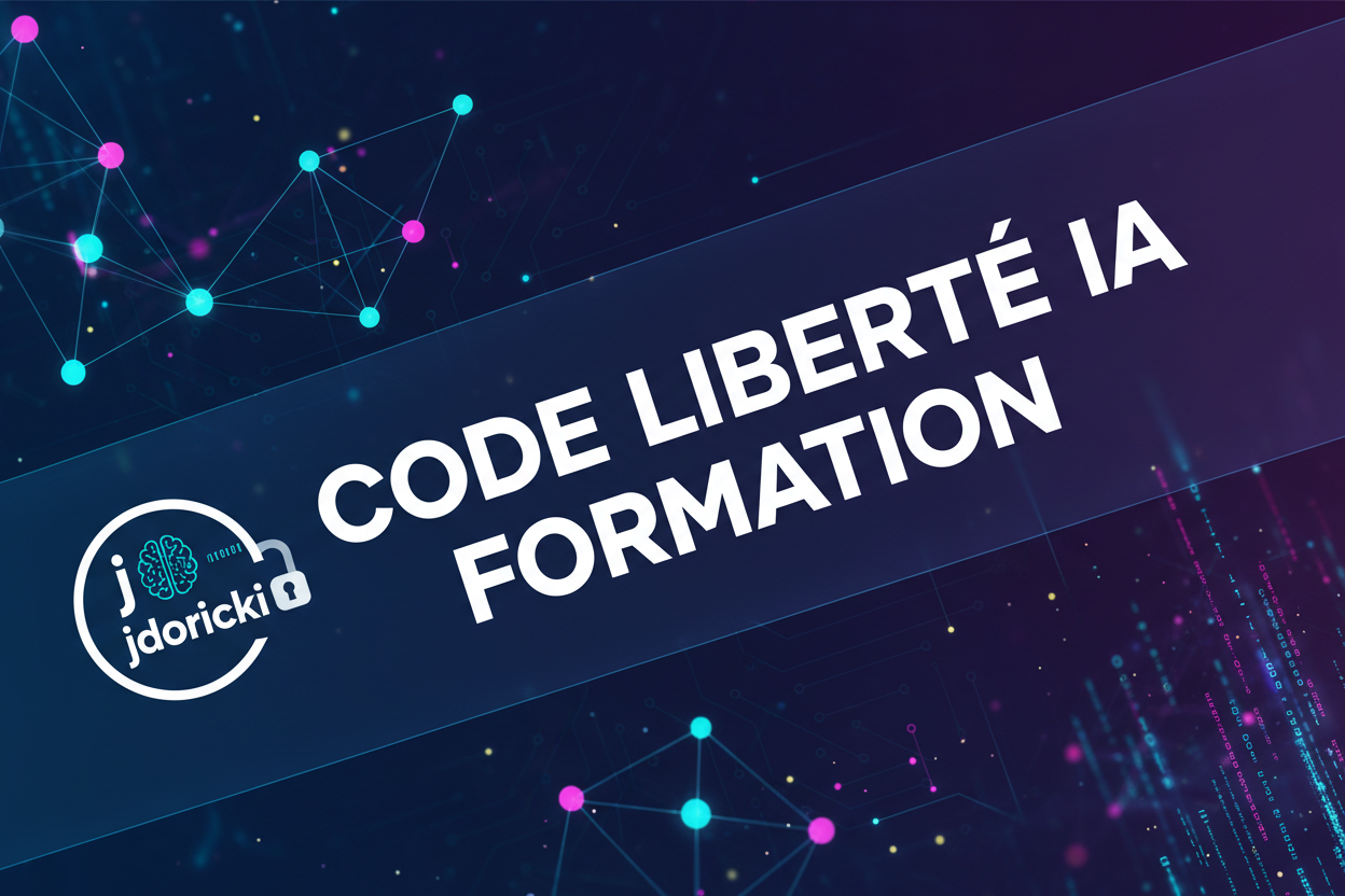 Image du logo Tout en un clic pour le produit digital Code Liberté - IA, une formation en intelligence artificielle.