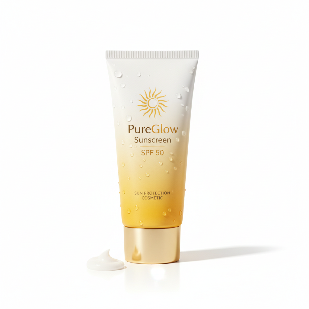 Crème solaire SPF 50+ visage PureGlow