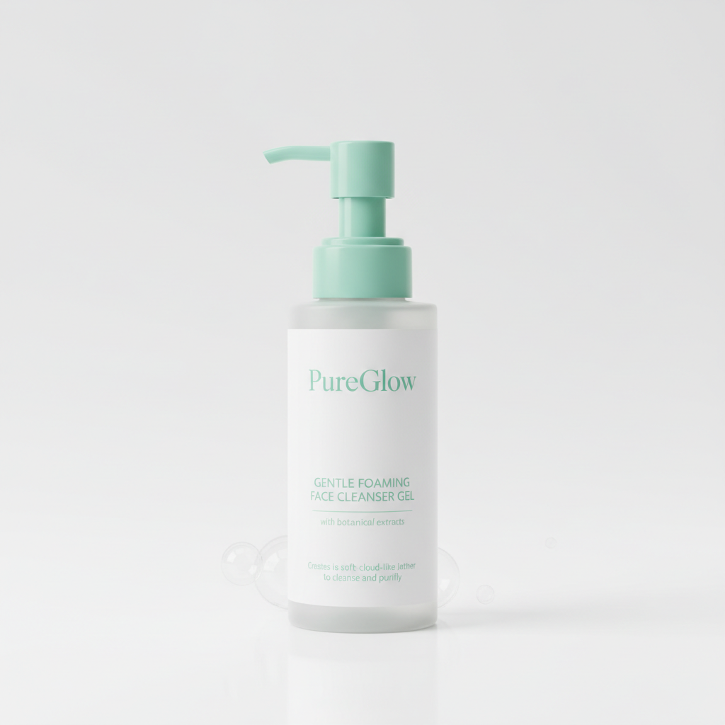 Gel nettoyant doux visage PureGlow