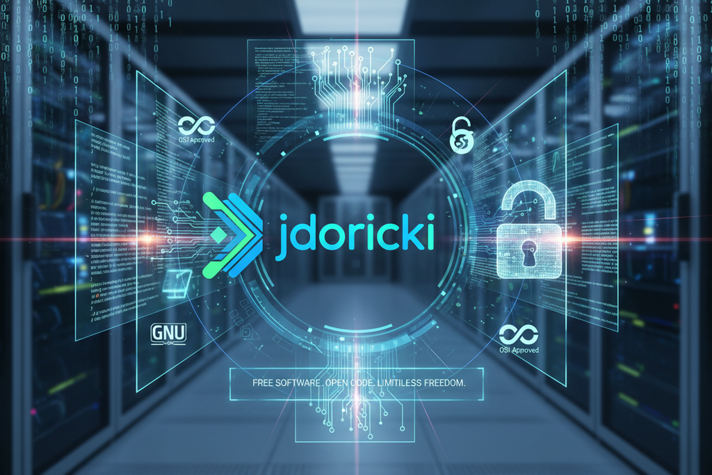 Logiciel Code Liberté de Tout en un clic, interface numérique avec logo JDoricki, produit digital innovant et facile à utiliser.