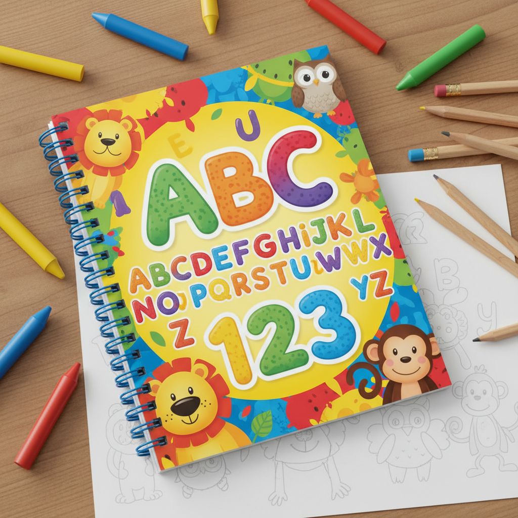 Cahier de vacances CP Tout en un clic, numérique, avec illustrations enfantines, pour apprendre en s'amusant sans stress.